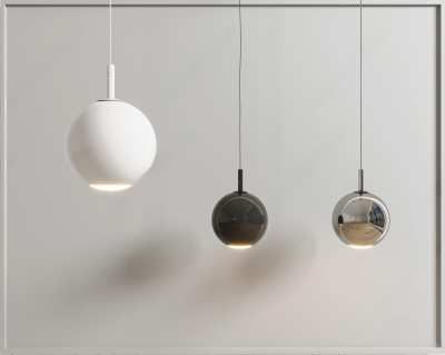 现代吊灯3D模型下载